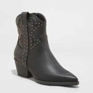 Universal Thread Women's Ankle Cowboy Western Boots Cowgirl Booties