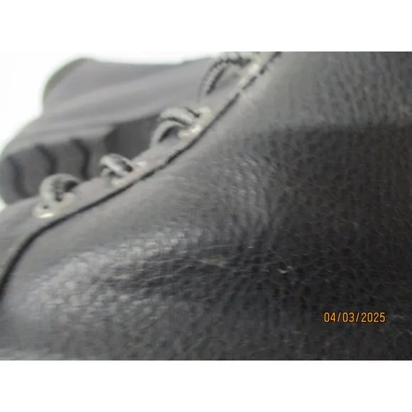 USED Sperry Men's Avenue Synthetic Duck Boots, Black-Size 10.5