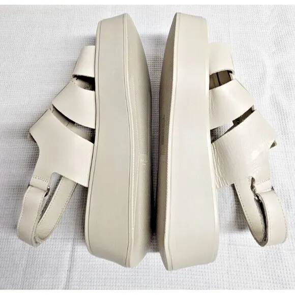 Vagabond Shoemakers Courtney Fisherman Flatform Off-White EU‎ 38/US Women's 8M
