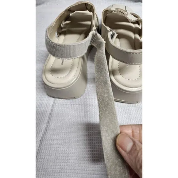 Vagabond Shoemakers Courtney Fisherman Flatform Off-White EU‎ 38/US Women's 8M