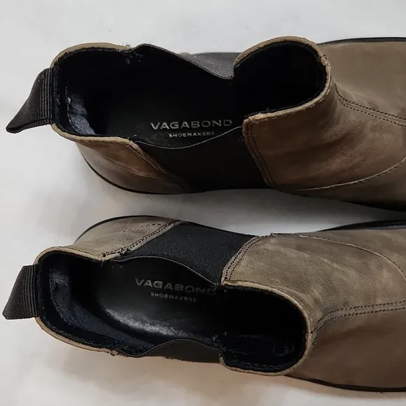 Vagabond Shoemakers Nubuck Distressed Pull-on Ankle boots (w size 37)