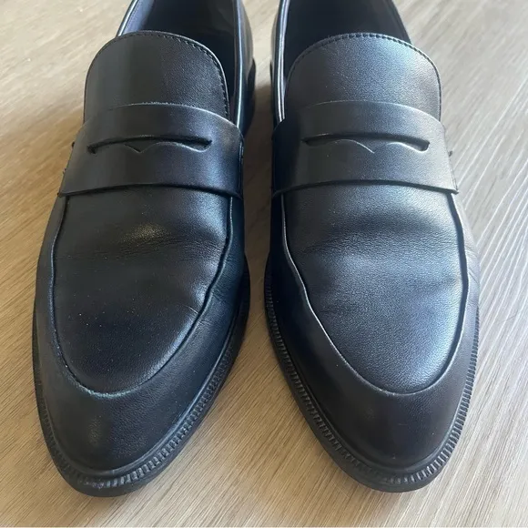 Vagabond Shoes Women's Frances Flat Loafers in Black Leather Size EU 38