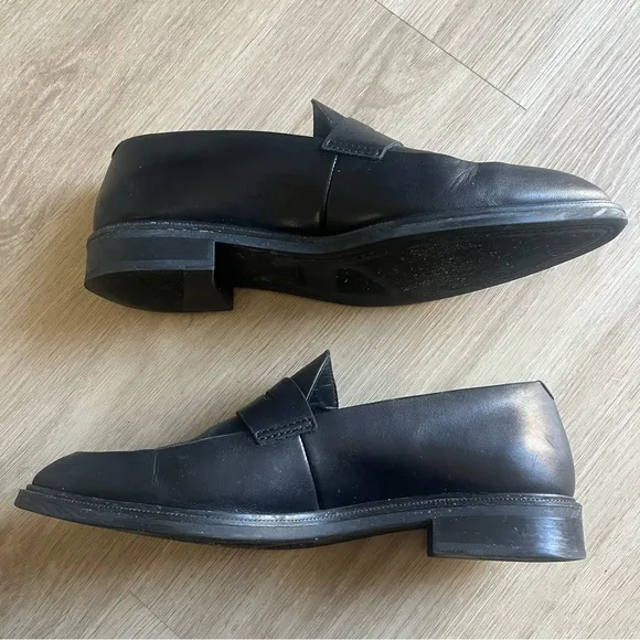 Vagabond Shoes Women's Frances Flat Loafers in Black Leather Size EU 38