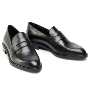 Vagabond Shoes Women's Frances Flat Loafers in Black Leather Size EU 38