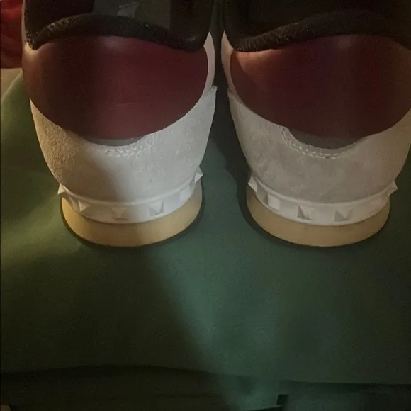 Valentino Garavani Green and Red Sneakers
