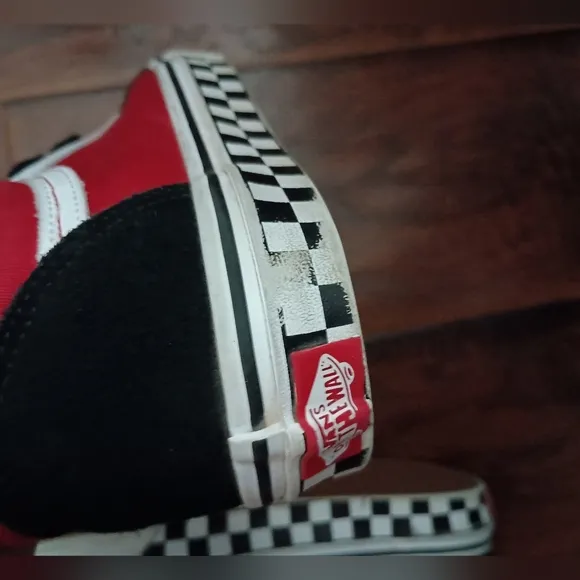 Vans Black and Red Sneakers &quot;Off The Wall&quot;_7