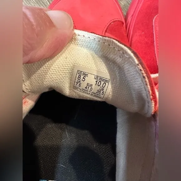 VANS Bold Ni LX Nubuck Suede Racing Red Chili Pepper Ultracush