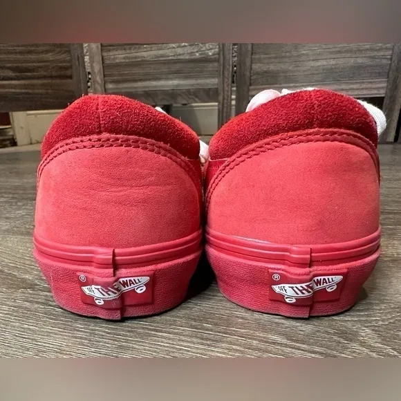 VANS Bold Ni LX Nubuck Suede Racing Red Chili Pepper Ultracush