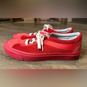 VANS Bold Ni LX Nubuck Suede Racing Red Chili Pepper Ultracush