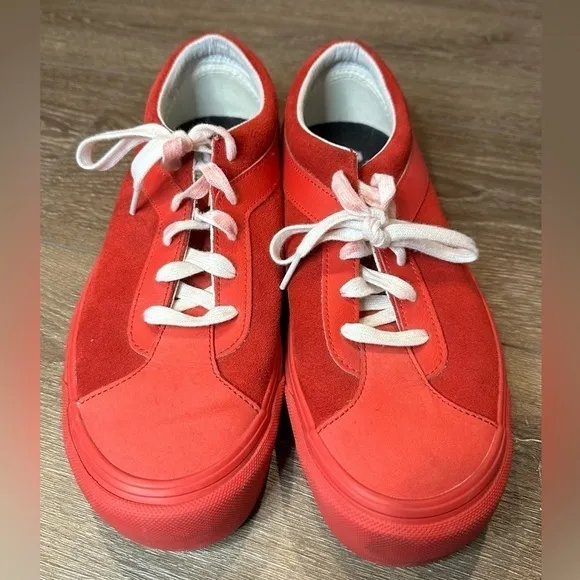 VANS Bold Ni LX Nubuck Suede Racing Red Chili Pepper Ultracush