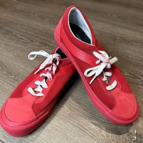 VANS Bold Ni LX Nubuck Suede Racing Red Chili Pepper Ultracush
