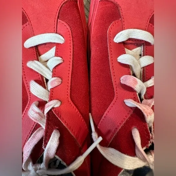 VANS Bold Ni LX Nubuck Suede Racing Red Chili Pepper Ultracush