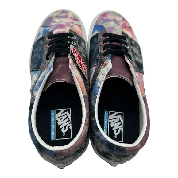 Vans Bold Ni Mix Shoes Womens 9.5 Mens 8 Mixed Tie Dye Colorful VN0A7TNKAXJ