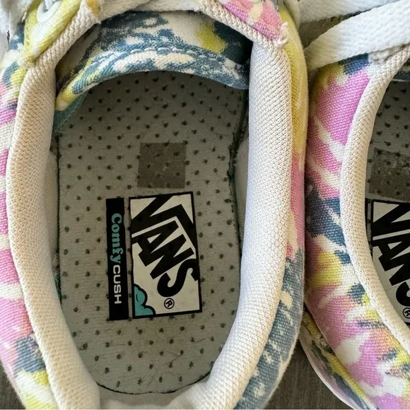 Vans Comfycush Old Skool Tie Dye sneakers shoes men size 11