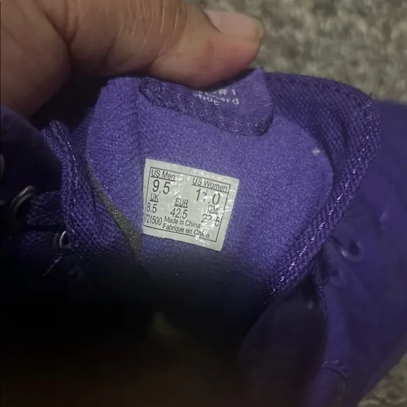 Vans Deep Purple Canvas Shoes