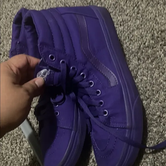 Vans Deep Purple Canvas Shoes
