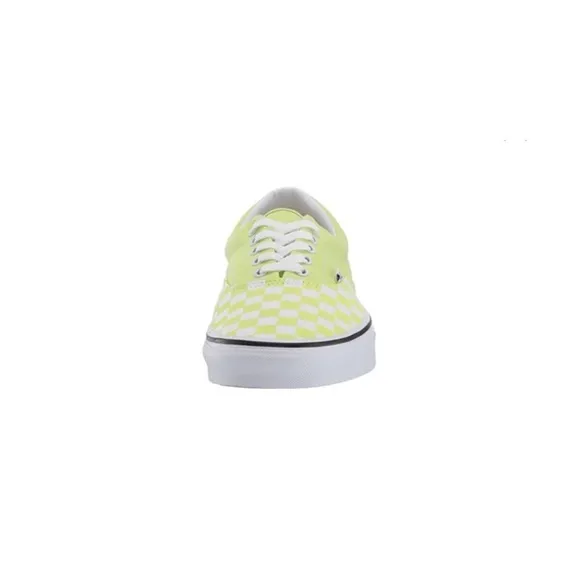 Vans Era Checkerboard Sharp Green, True White Checkerboard Shoes VN0A4BV4VXK
