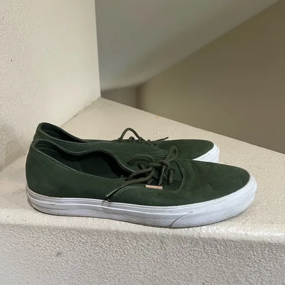 Vans Era Decon California Collection Nappa Leather Dark Green Size 11.5