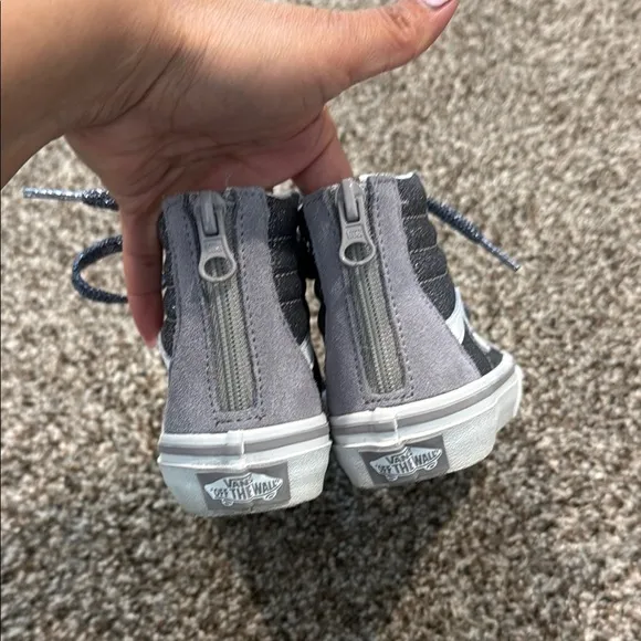 Vans Kids High-Top Sneakers - Gray
