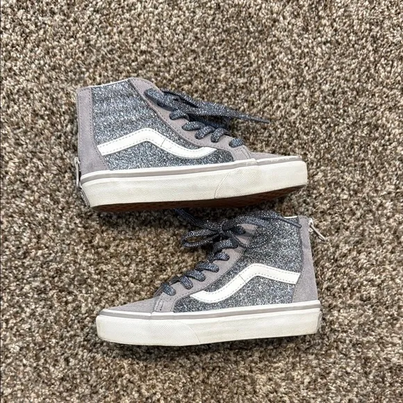 Vans Kids High-Top Sneakers - Gray