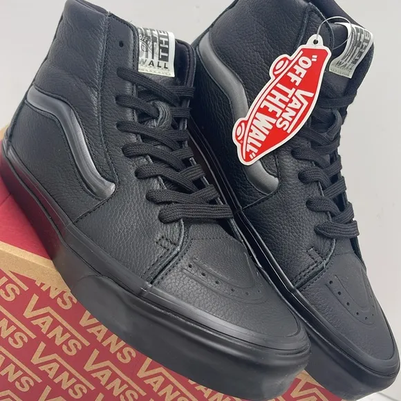 Vans Men's Black High-Top Sneakers Sk8-Hi XIBig Mood BlackVN0A5KRYBLK