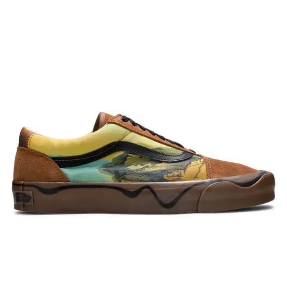 Vans Men’s MoMA Old Skool Twist Salvatore Dali Casual Sneaker.