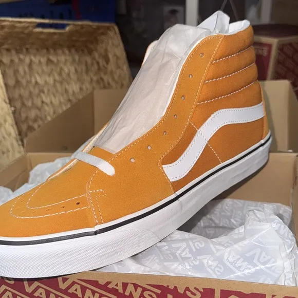 Vans Men's Mustard High-Top Sneakers