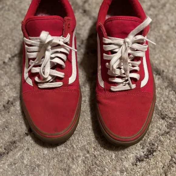 Vans Men's Red Sneakers