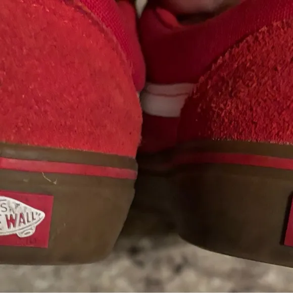 Vans Men's Red Sneakers