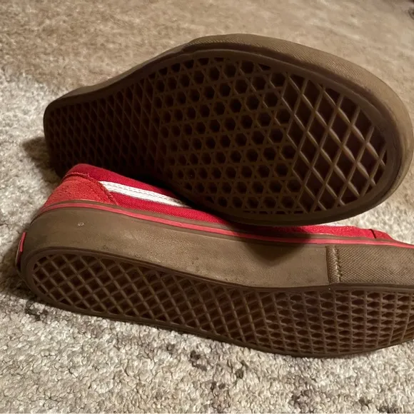 Vans Men's Red Sneakers