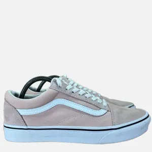 Vans Old Skool Suede Canvas Mens Size 9.5 Shoes Sneakers Pink Salmon Lace Up