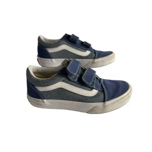 VANS OLD SKOOL V SHOE Blue/Light Blue KIDS‎ SIZE 2.5 New W/O Box