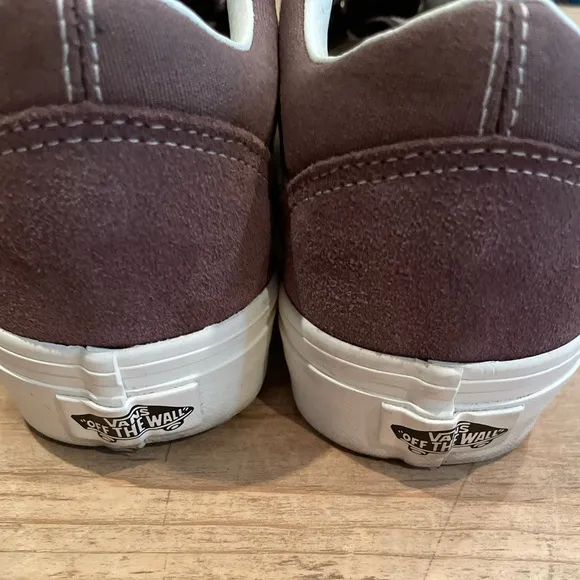 Vans Old Skool V Suede Canvas Etherea Women’s 9 Men’s 7.5 Brown Skate Shoes
