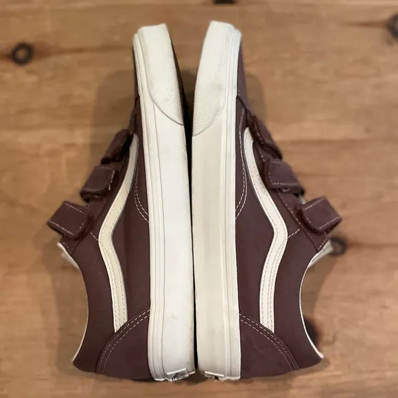 Vans Old Skool V Suede Canvas Etherea Women’s 9 Men’s 7.5 Brown Skate Shoes