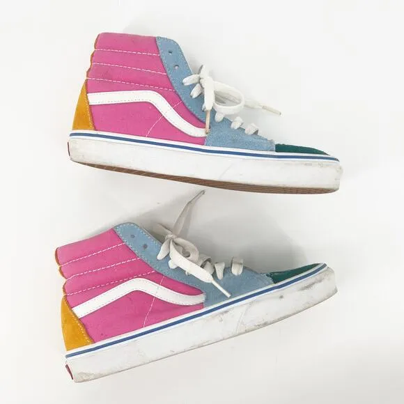 VANS SK8-Hi Colorblock High Top Skate Shoes