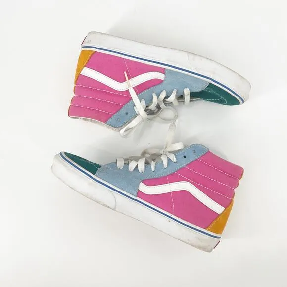 VANS SK8-Hi Colorblock High Top Skate Shoes