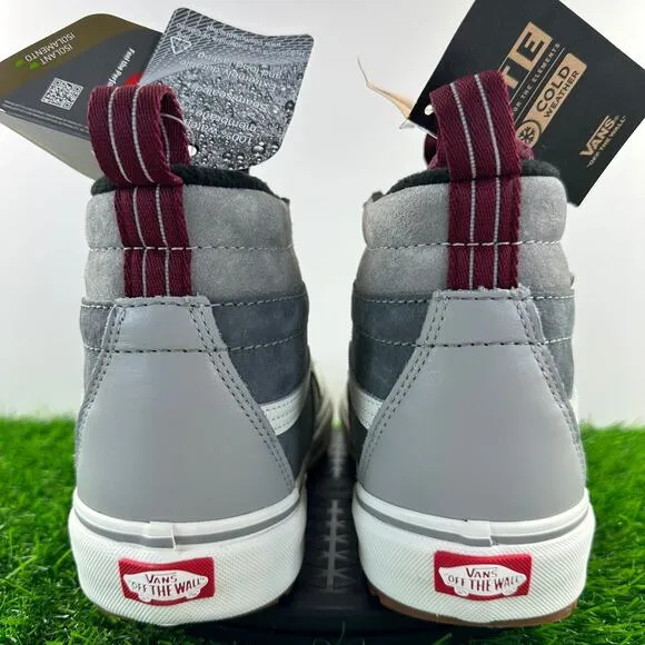 Vans Sk8-Hi MTE-2 Men Size 13 Gray Waterproof Trail Hiking Boots Shoes NEW