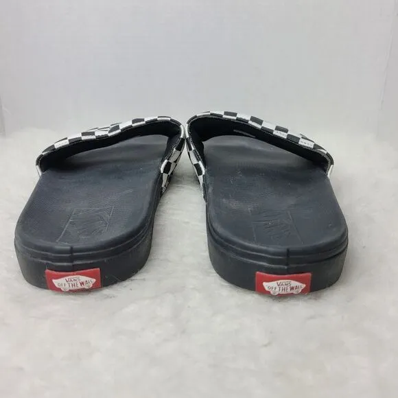 Vans Slide-On Checkerboard Slippers Summer Skate Surf Free Time Summer Size 11