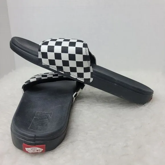 Vans Slide-On Checkerboard Slippers Summer Skate Surf Free Time Summer Size 11
