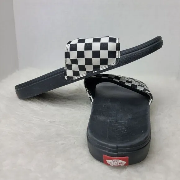 Vans Slide-On Checkerboard Slippers Summer Skate Surf Free Time Summer Size 11