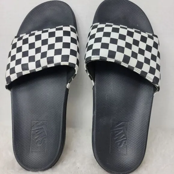 Vans Slide-On Checkerboard Slippers Summer Skate Surf Free Time Summer Size 11