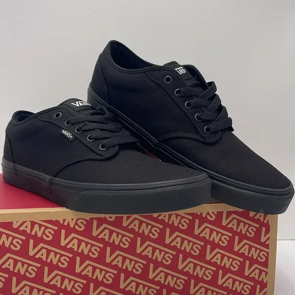 Vans WMNS Black Canvas Sneakers Atwood (Canvas) Black/BlackVN000TUY186