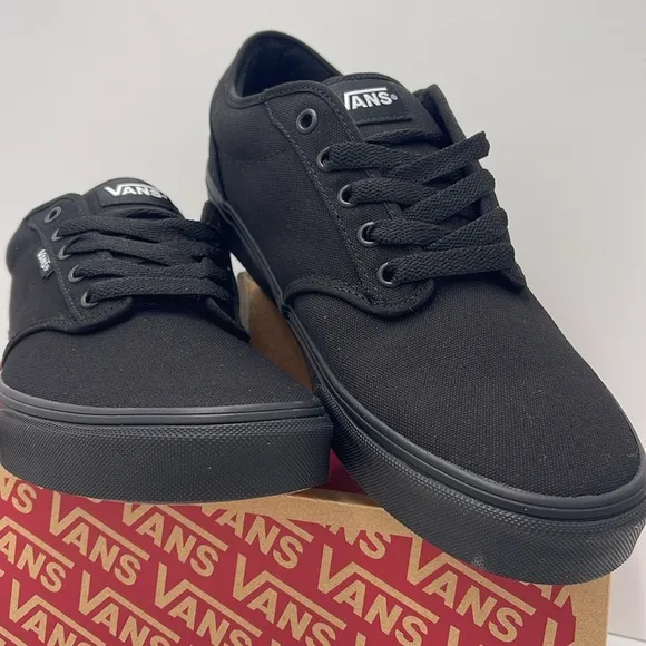 Vans WMNS Black Canvas Sneakers Atwood (Canvas) Black/BlackVN000TUY186