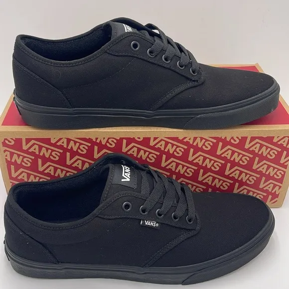 Vans WMNS Black Canvas Sneakers Atwood (Canvas) Black/BlackVN000TUY186