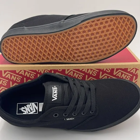 Vans WMNS Black Canvas Sneakers Atwood (Canvas) Black/BlackVN000TUY186