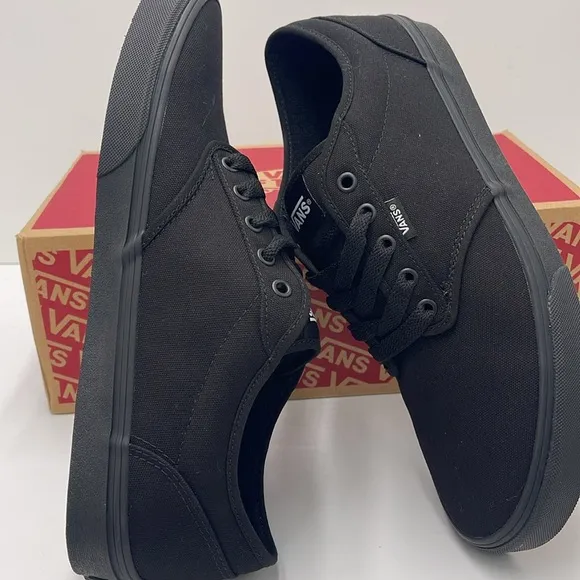 Vans WMNS Black Canvas Sneakers Atwood (Canvas) Black/BlackVN000TUY186
