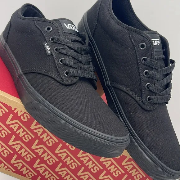 Vans WMNS Black Canvas Sneakers Atwood (Canvas) Black/BlackVN000TUY186