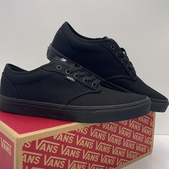 Vans WMNS Black Canvas Sneakers Atwood (Canvas) Black/BlackVN000TUY186