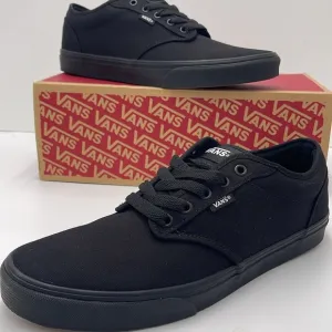 Vans WMNS Black Canvas Sneakers Atwood (Canvas) Black/BlackVN000TUY186