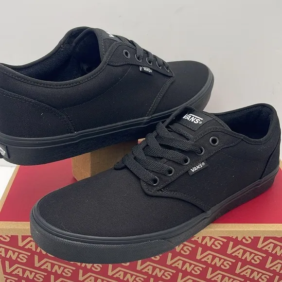 Vans WMNS Black Canvas Sneakers Atwood (Canvas) Black/BlackVN000TUY186
